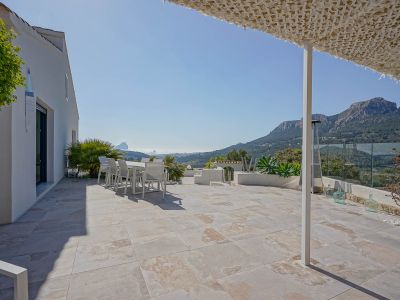 Terras met panoramisch uitzicht