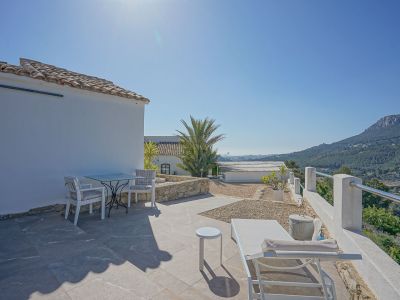 Terras met panoramisch uitzicht