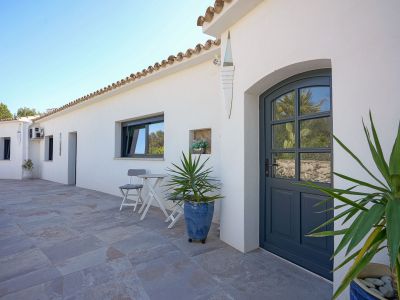 Buitenterras en gevel