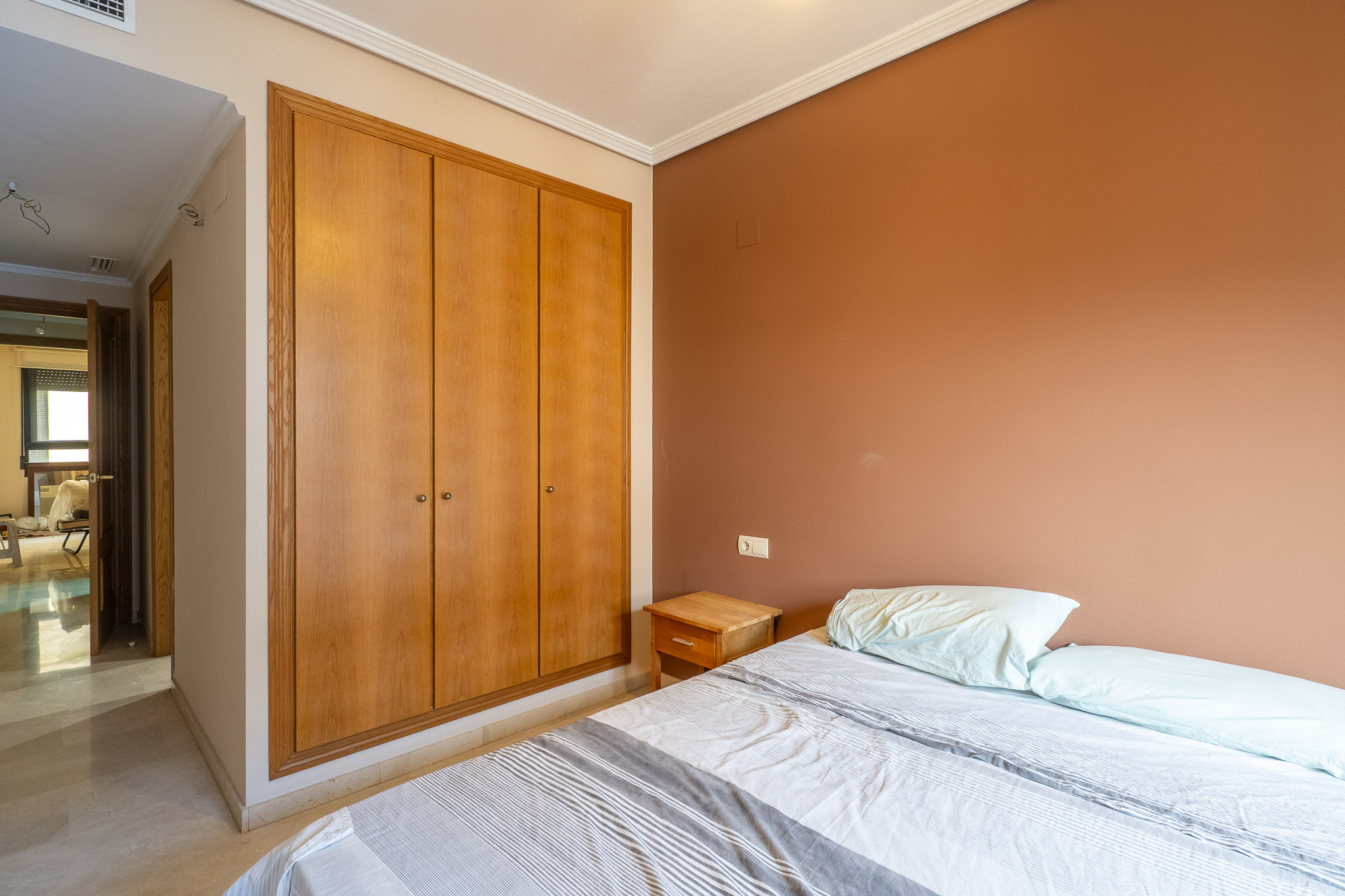 Slaapkamer met inbouwkast