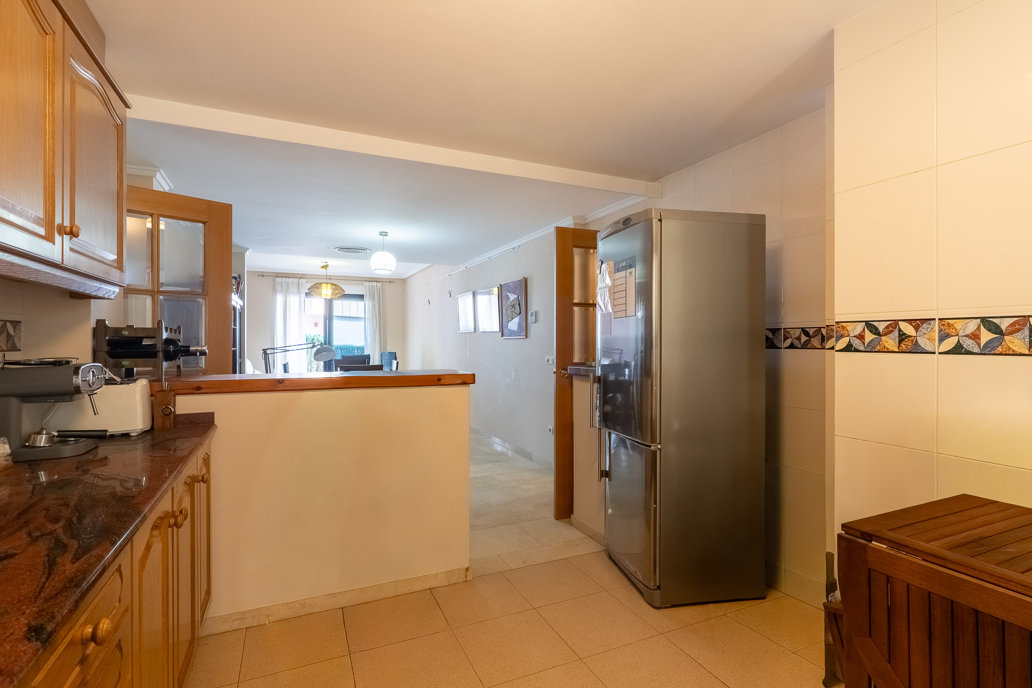 Open keuken en woonkamer