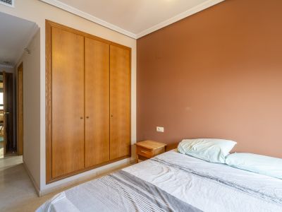 Slaapkamer met inbouwkast