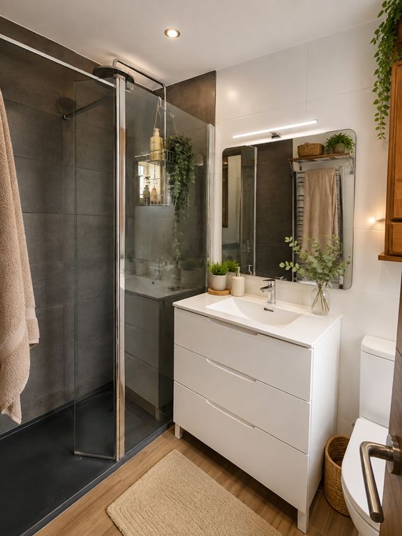 Badkamer met douche