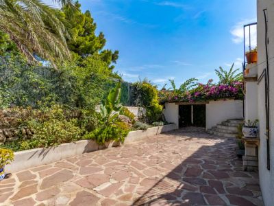 Buitenpatio en tuin