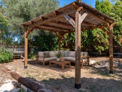 Pergola in de tuin