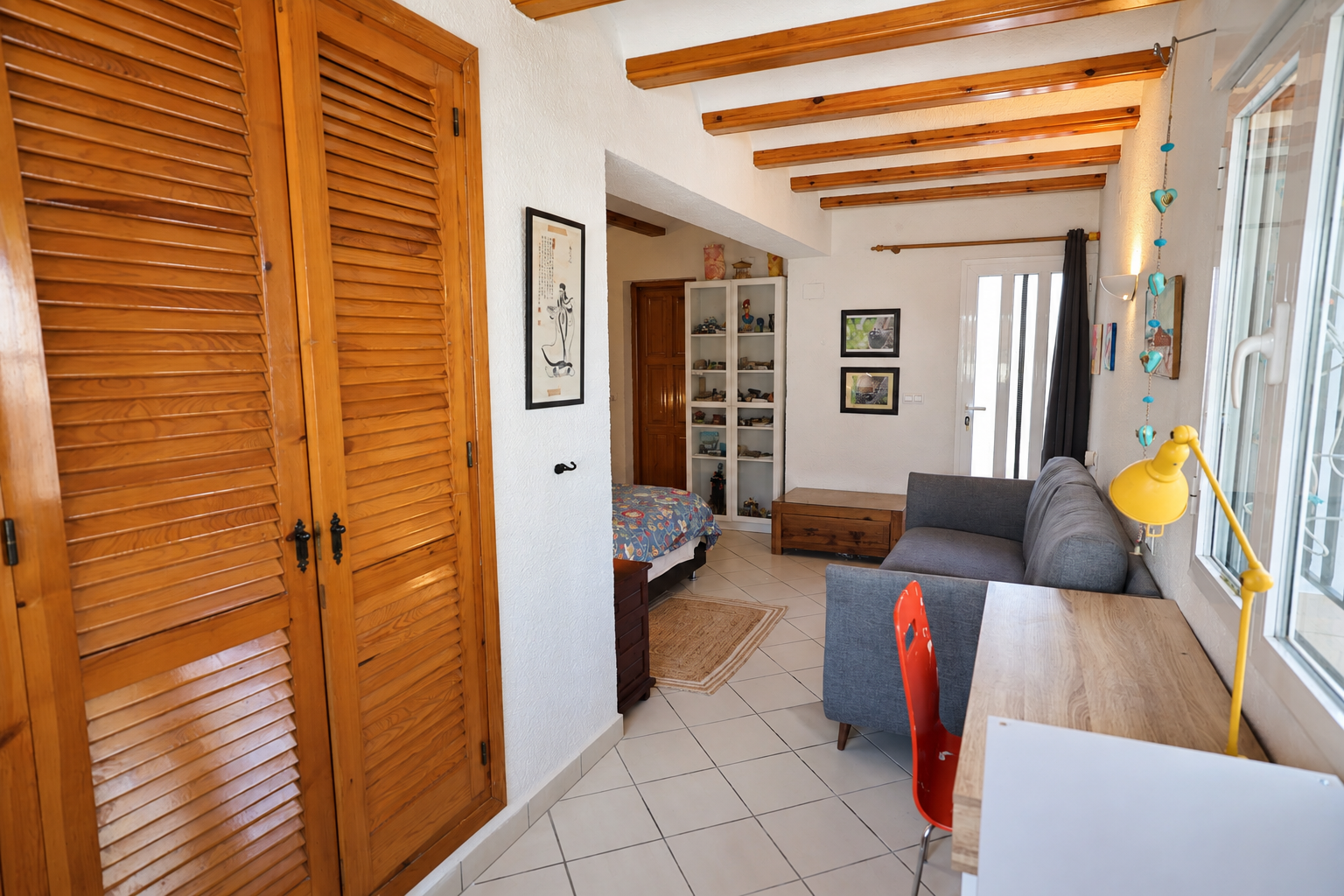Slaapkamer met zithoek