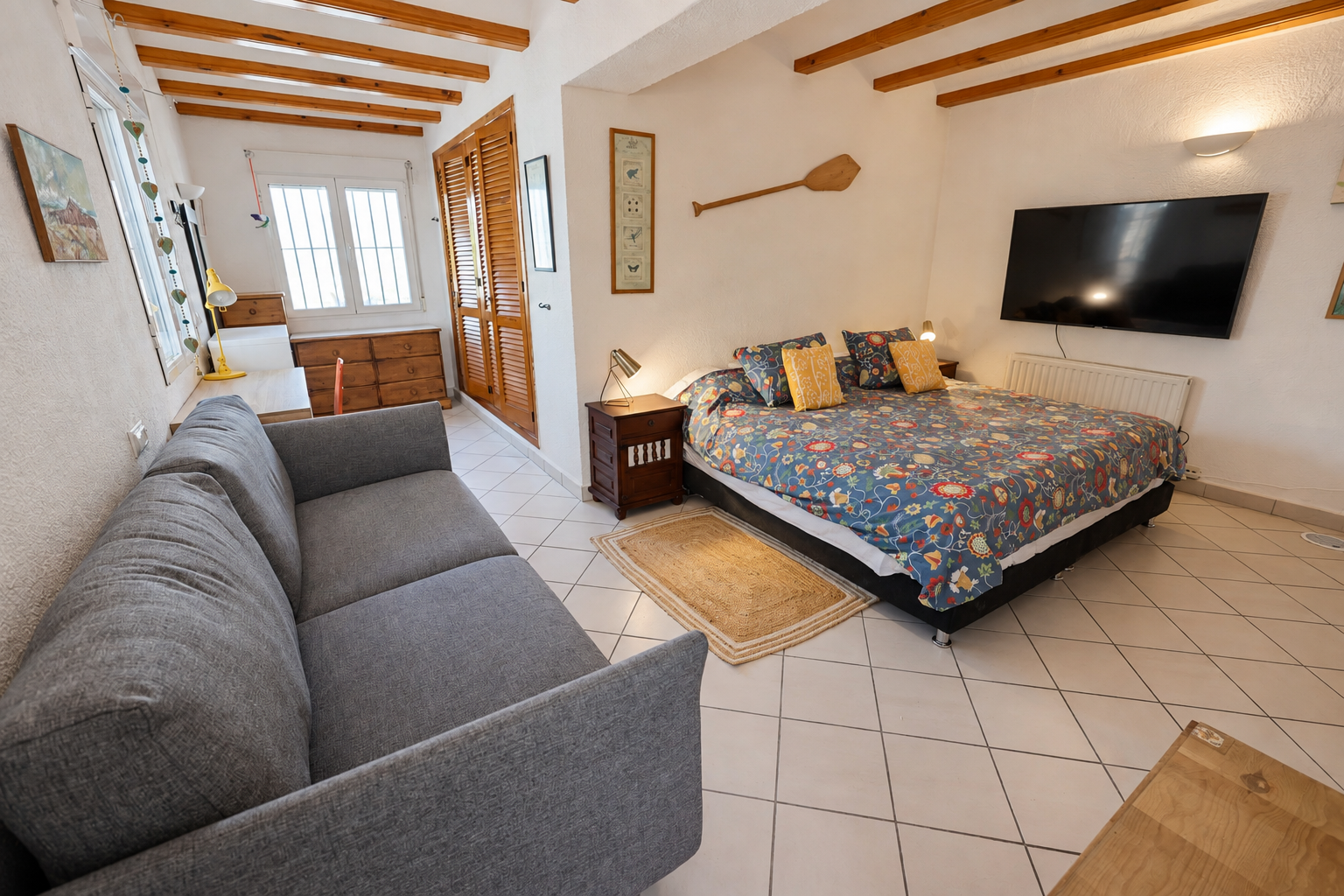 Slaapkamer van de villa