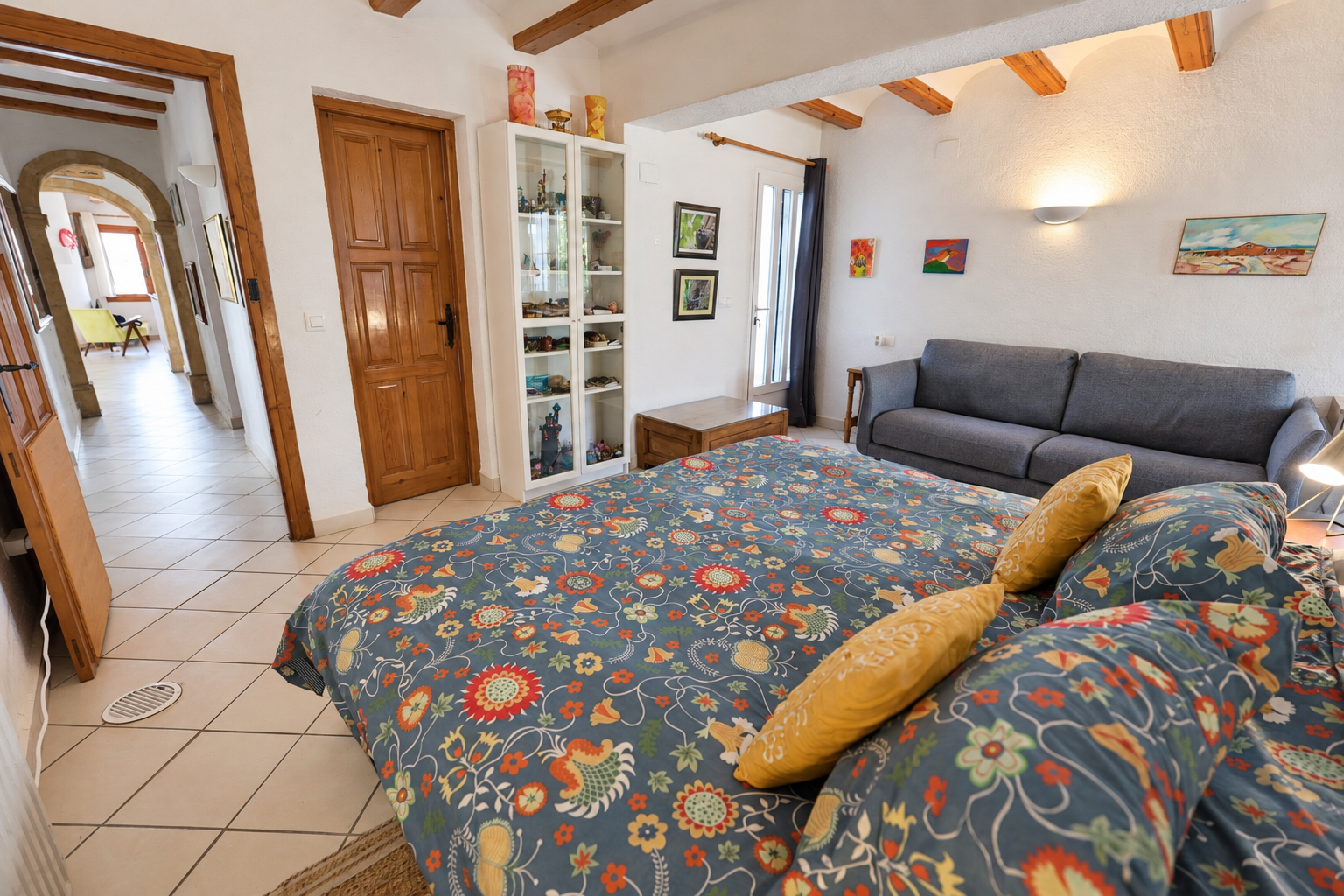 Slaapkamer van de villa