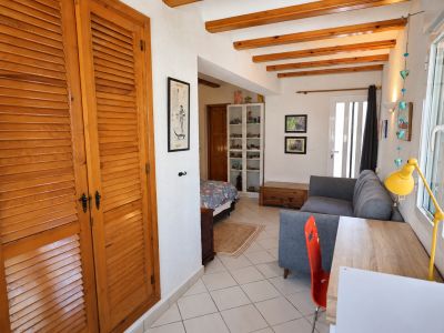 Slaapkamer met zithoek