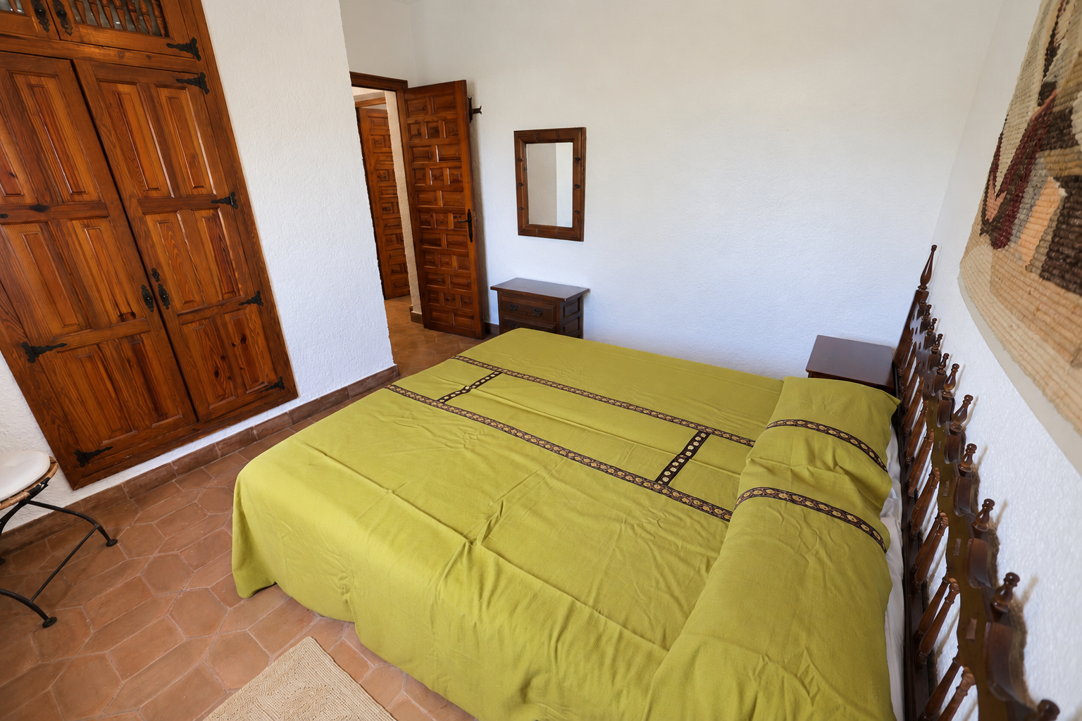 Slaapkamer met inbouwkast