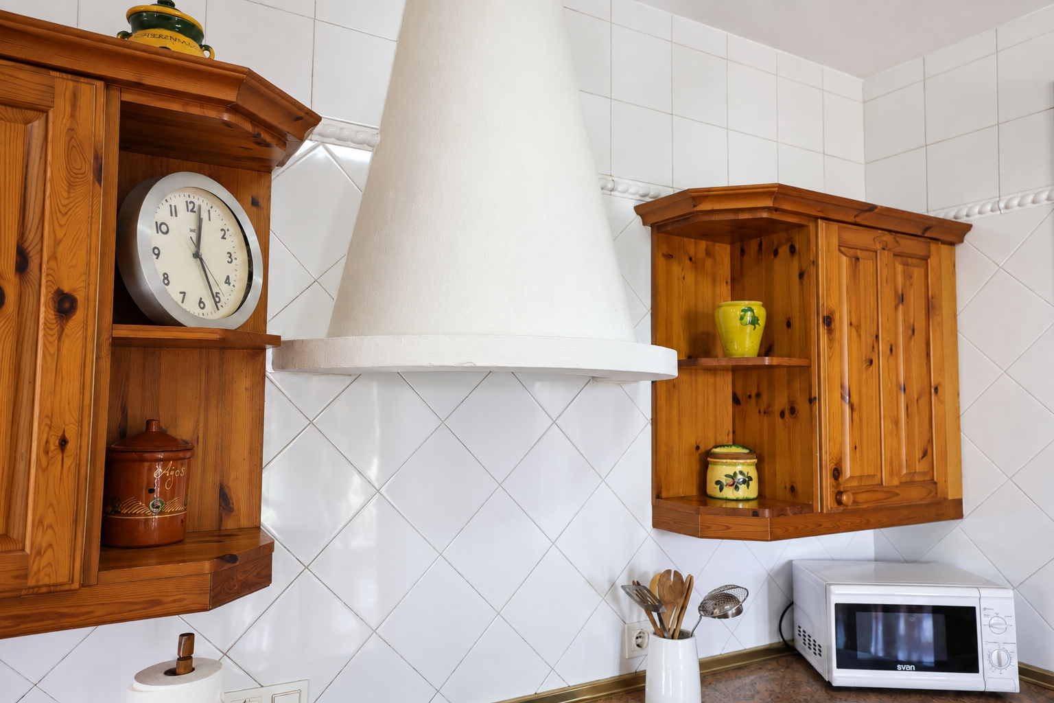 Detail van de keuken