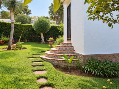 Tuin en buiteningang