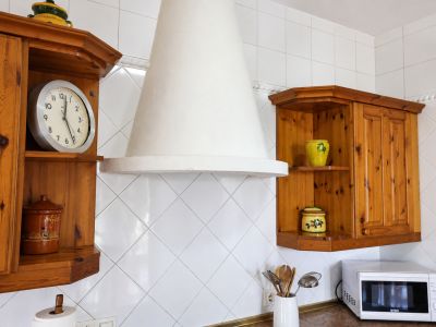 Detail van de keuken