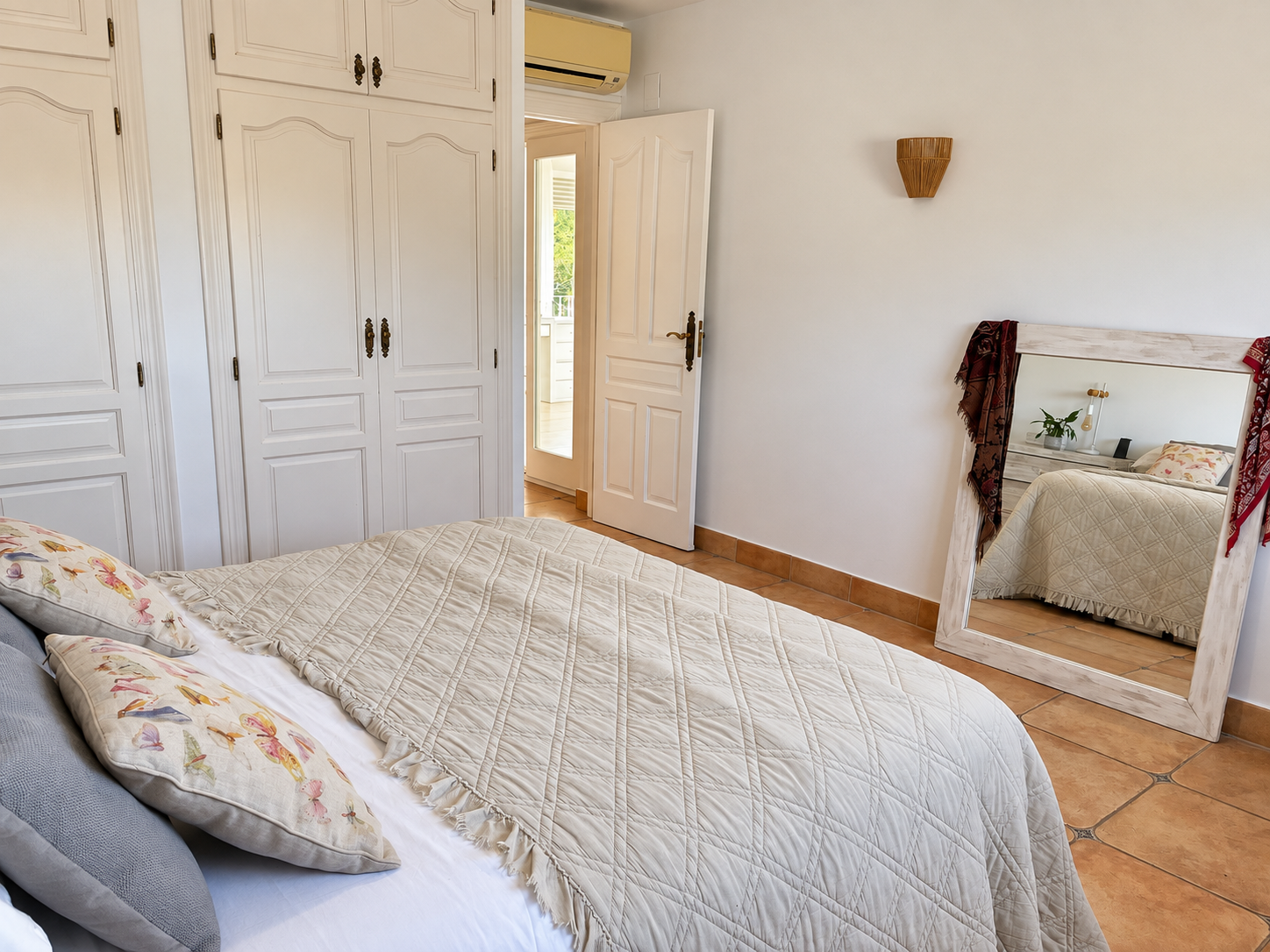 Slaapkamer van de villa