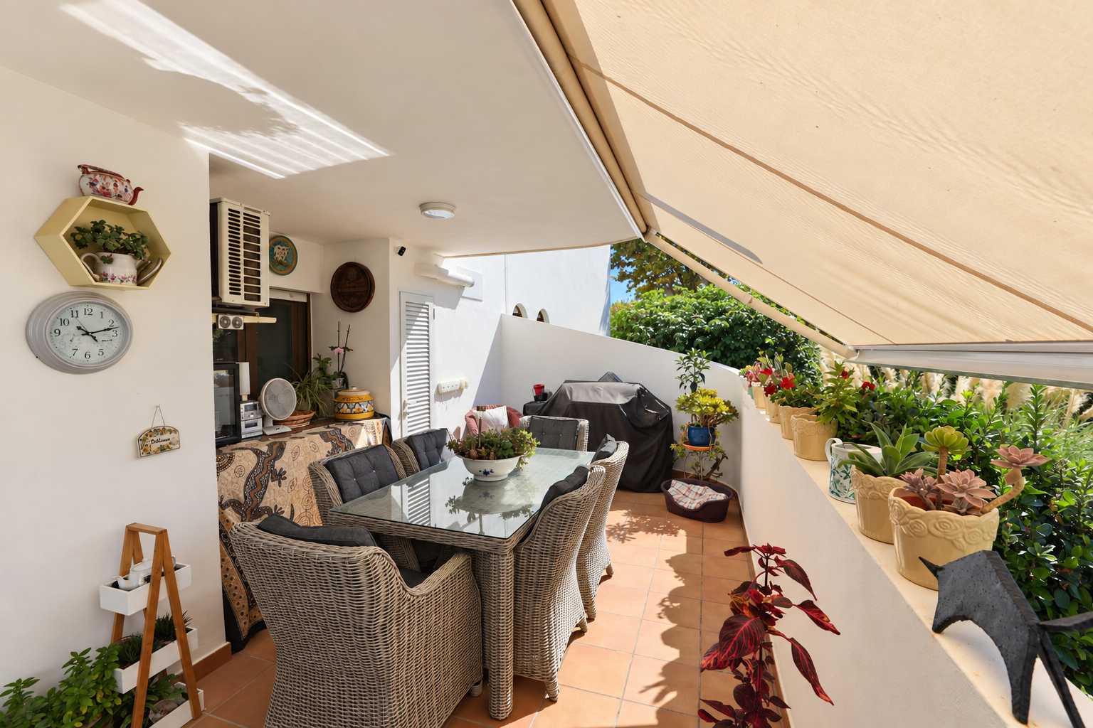 Overdekt terras
