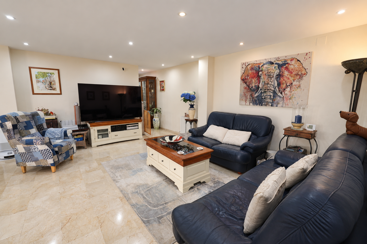 Woonkamer van de woning