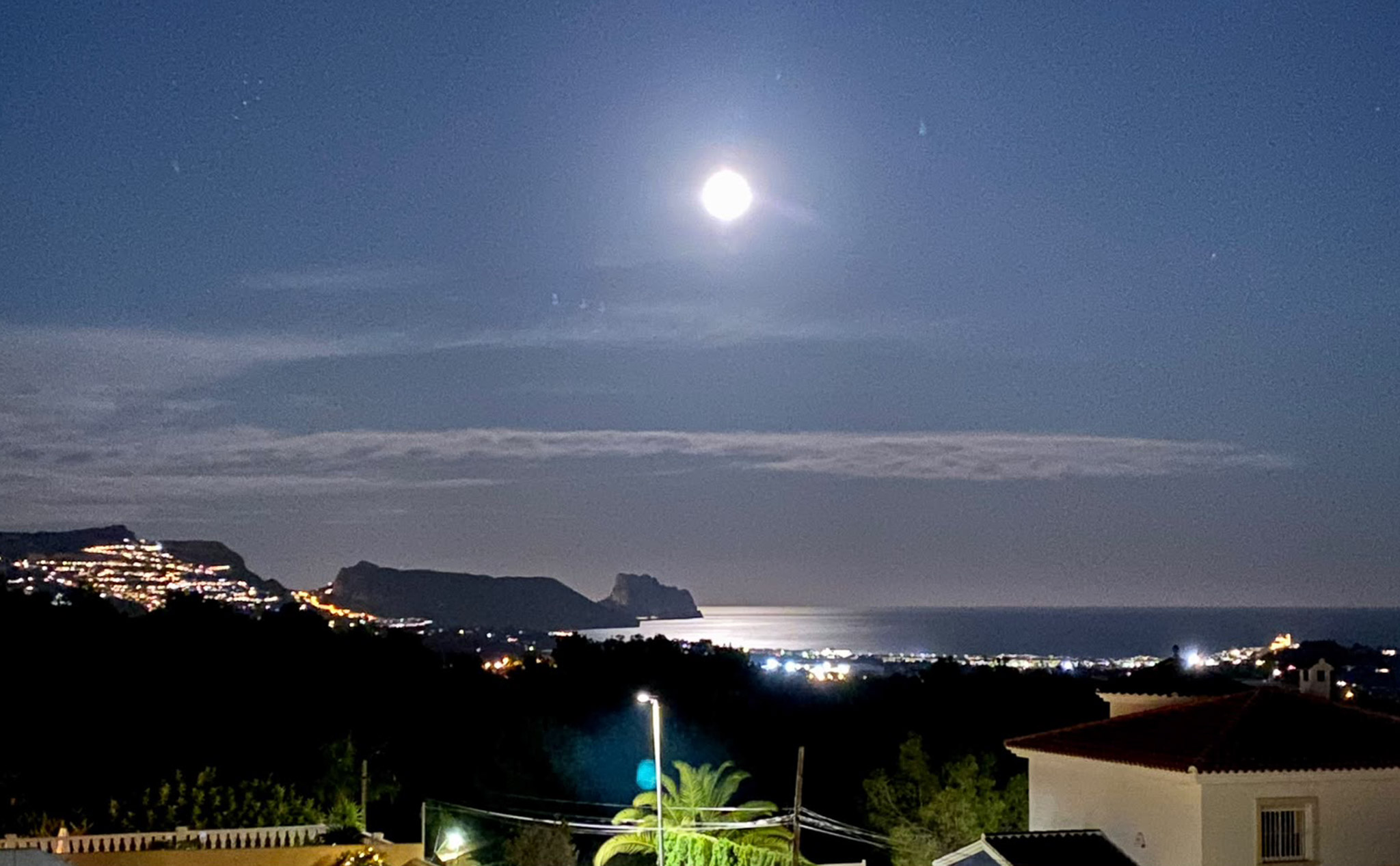 Zeezicht bij nacht