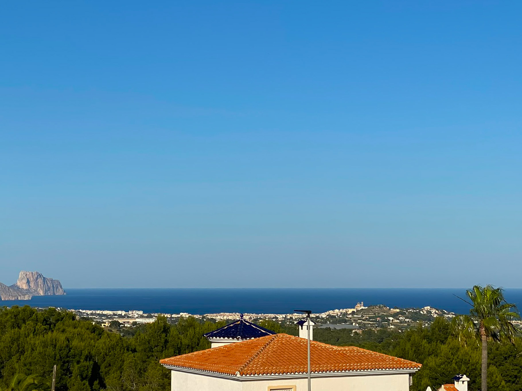 Panoramisch zeezicht