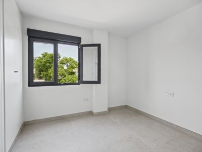 Slaapkamer met raam