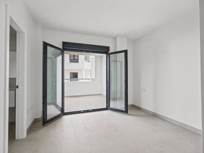 Slaapkamer met toegang tot het terras