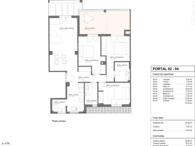 Plattegrond van het appartement