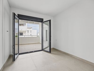 Slaapkamer met toegang tot terras