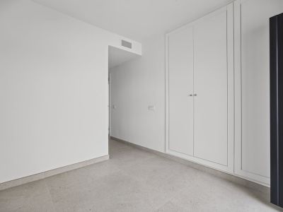 Slaapkamer met inbouwkasten