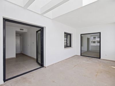 Terras van het appartement