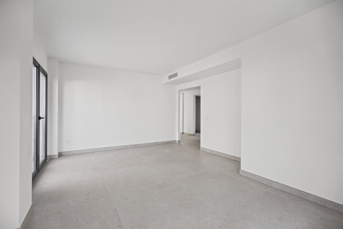 Woonkamer van het appartement