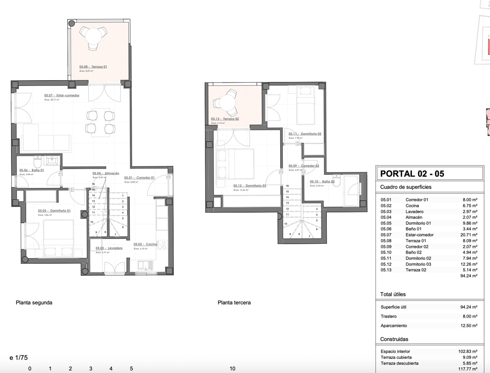 Plattegrond van het appartement