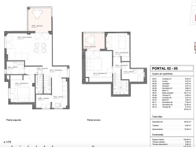 Plattegrond van het appartement