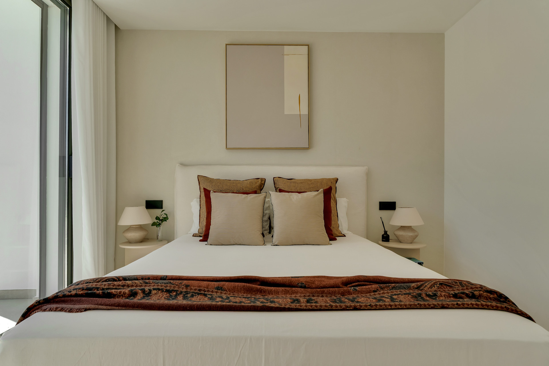 Slaapkamer van de villa