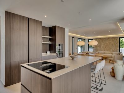 Open keuken en woonkamer