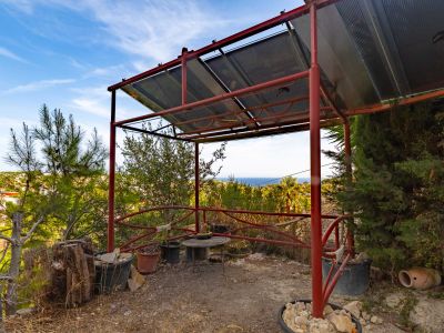 Pergola met zeezicht