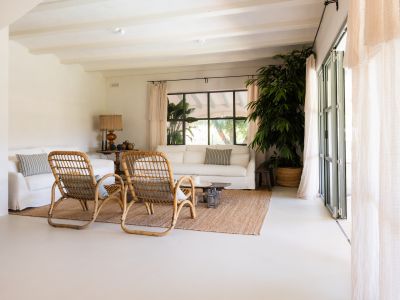 Woonkamer van de woning
