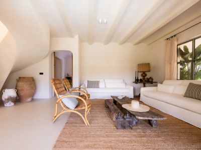 Woonkamer met trap