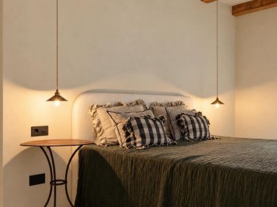 Interieur van de slaapkamer