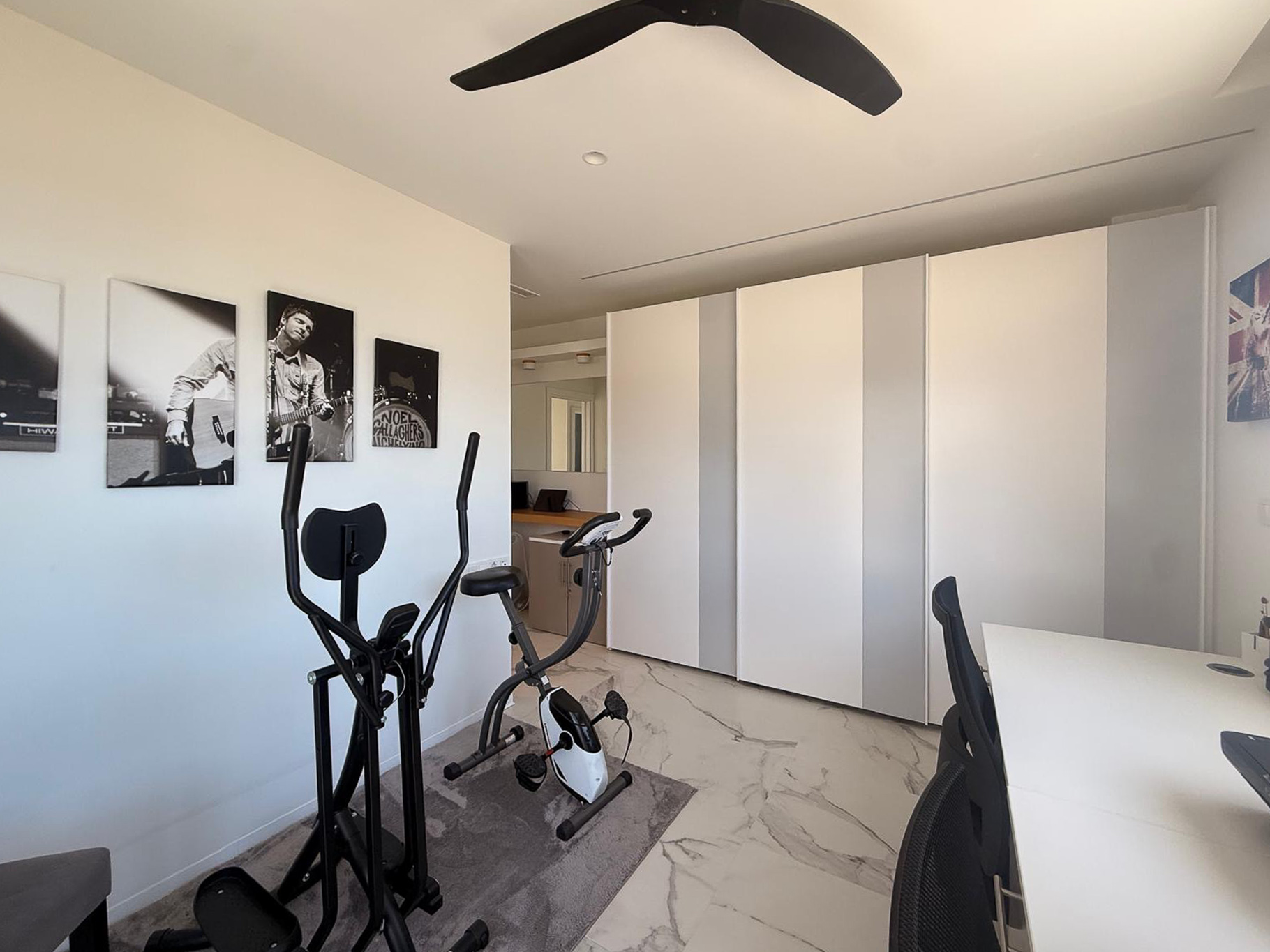 Fitnessruimte in huis