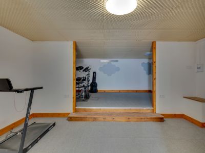 Muziek- en fitnessruimte