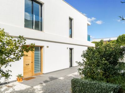Entree van de villa