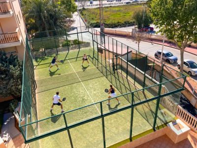 Gemeenschappelijke padelbaan