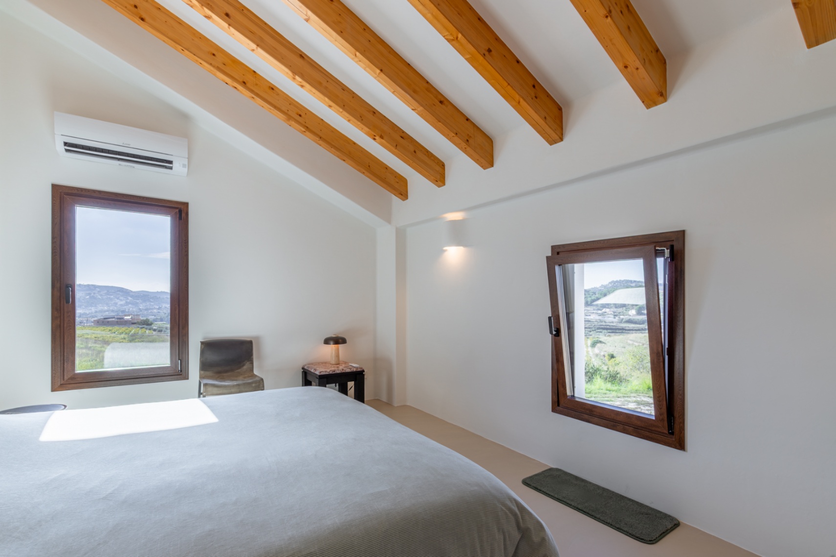Slaapkamer met uitzicht