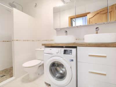Badkamer met douche