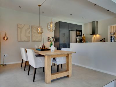 Eetkamer en open keuken
