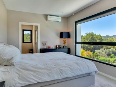 Slaapkamer met uitzicht