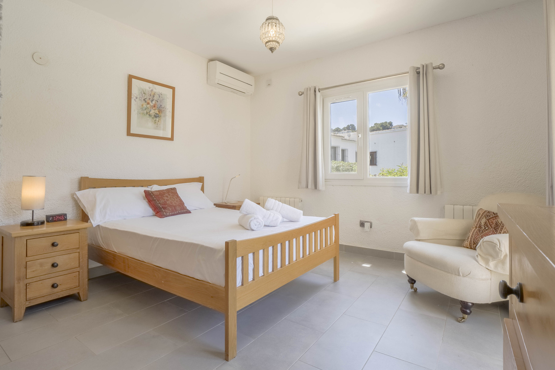 Slaapkamer van de villa