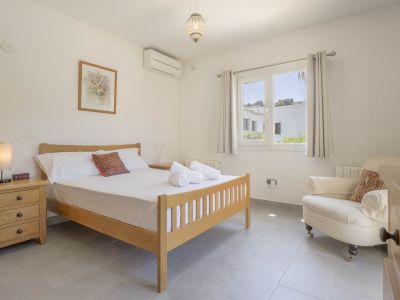 Slaapkamer van de villa