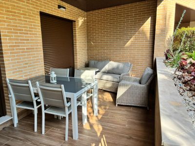 Exclusief gelijkvloers appartement met tuin en zwembad in Jávea (El Arenal)