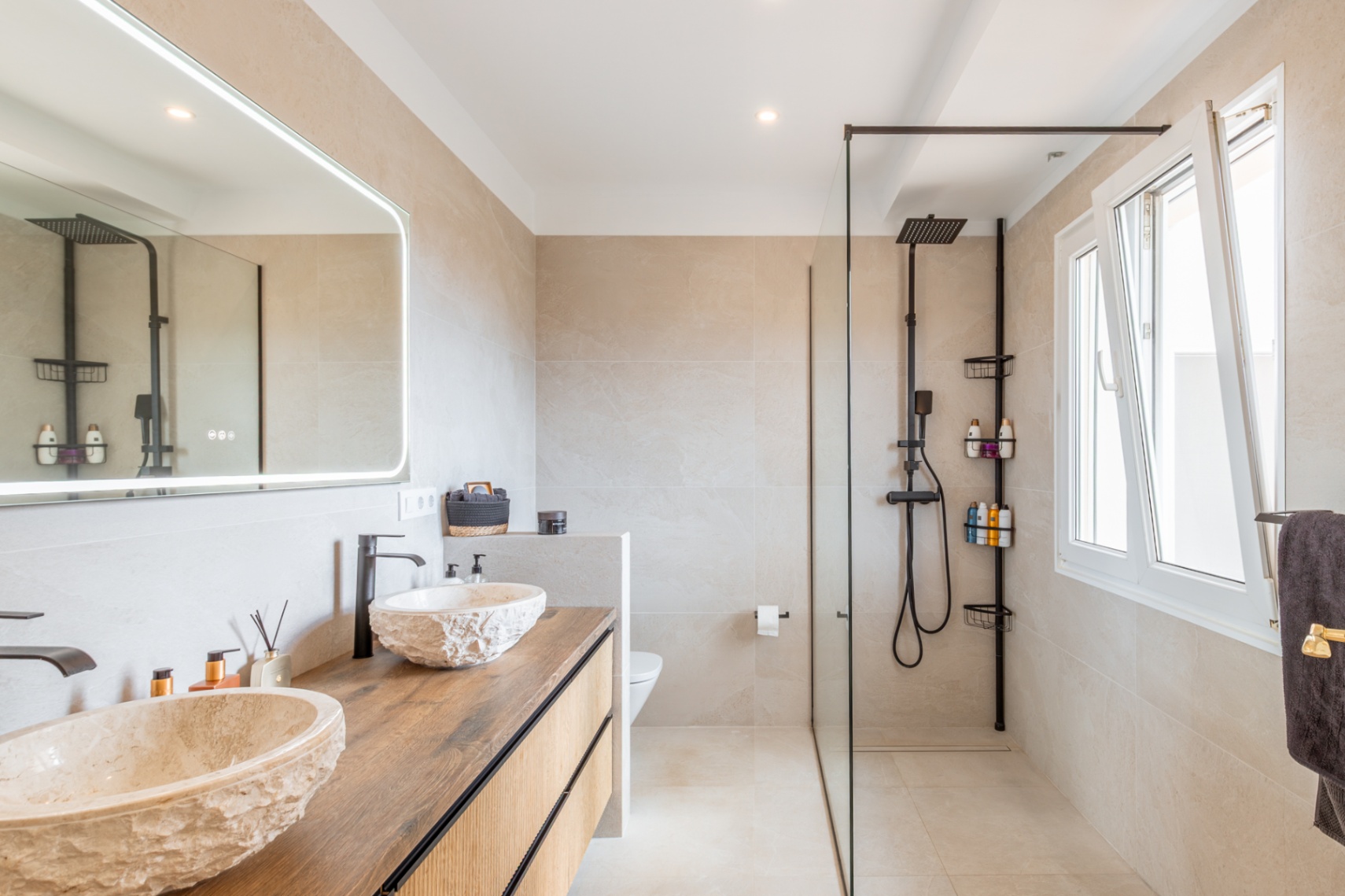 En-suite badkamer