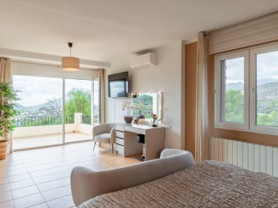 Slaapkamer met terras